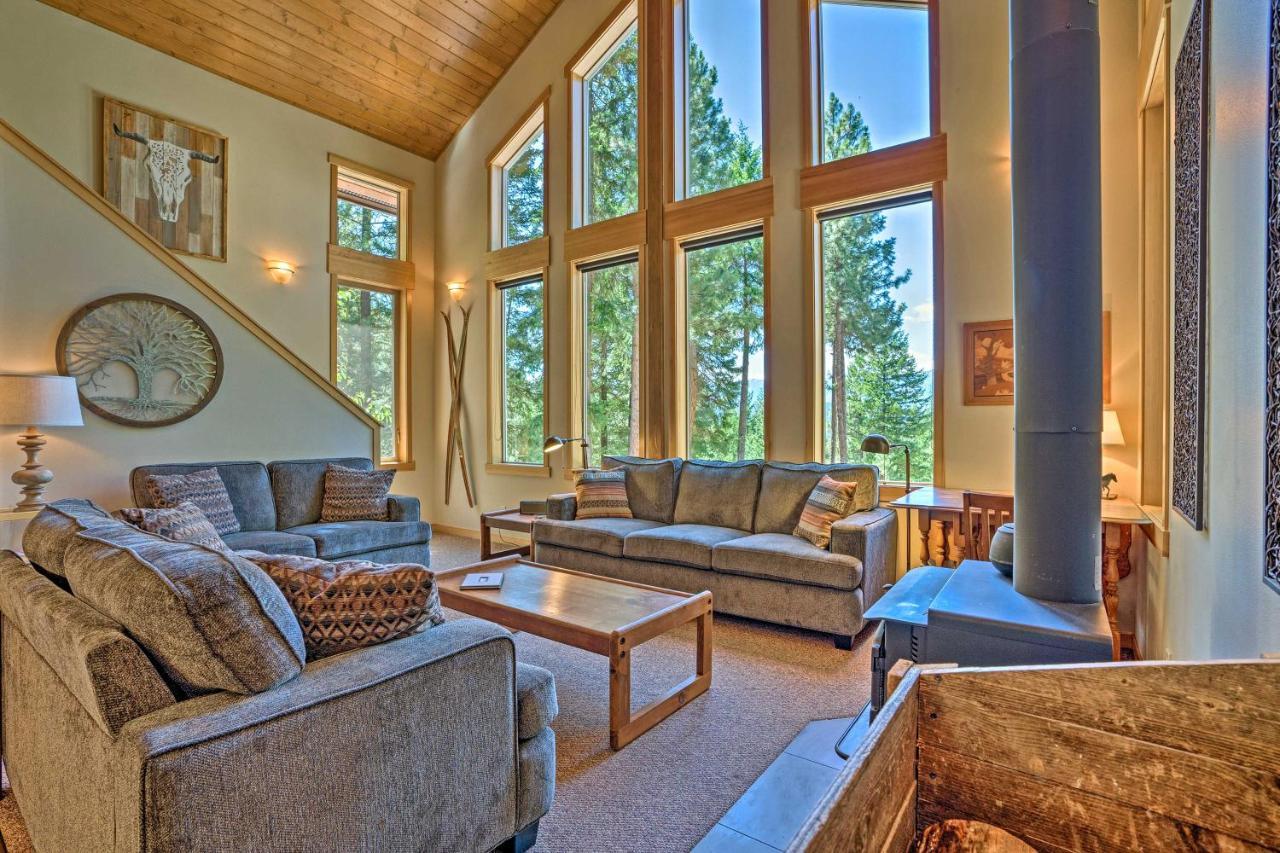 Private Leavenworth Cabin With Mtn Views And Fire Pit Exterior photo